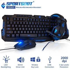 SportsBot SS301 Blue LED Gaming Set